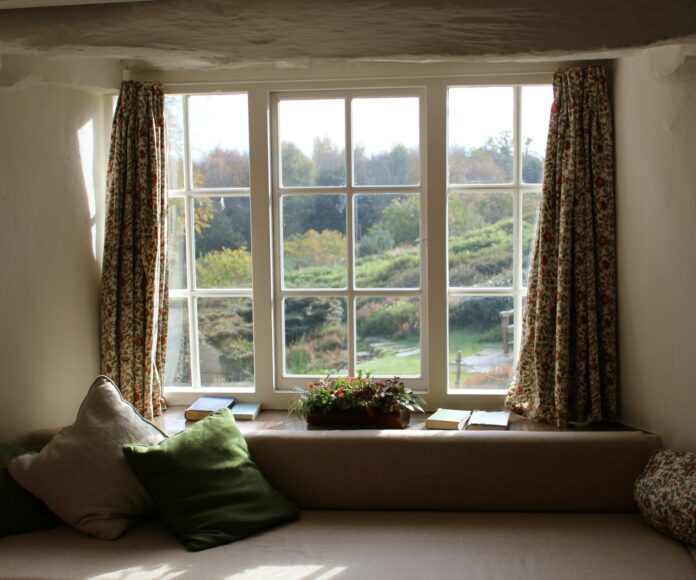 Photo by Rob Wingate window curtain open wide